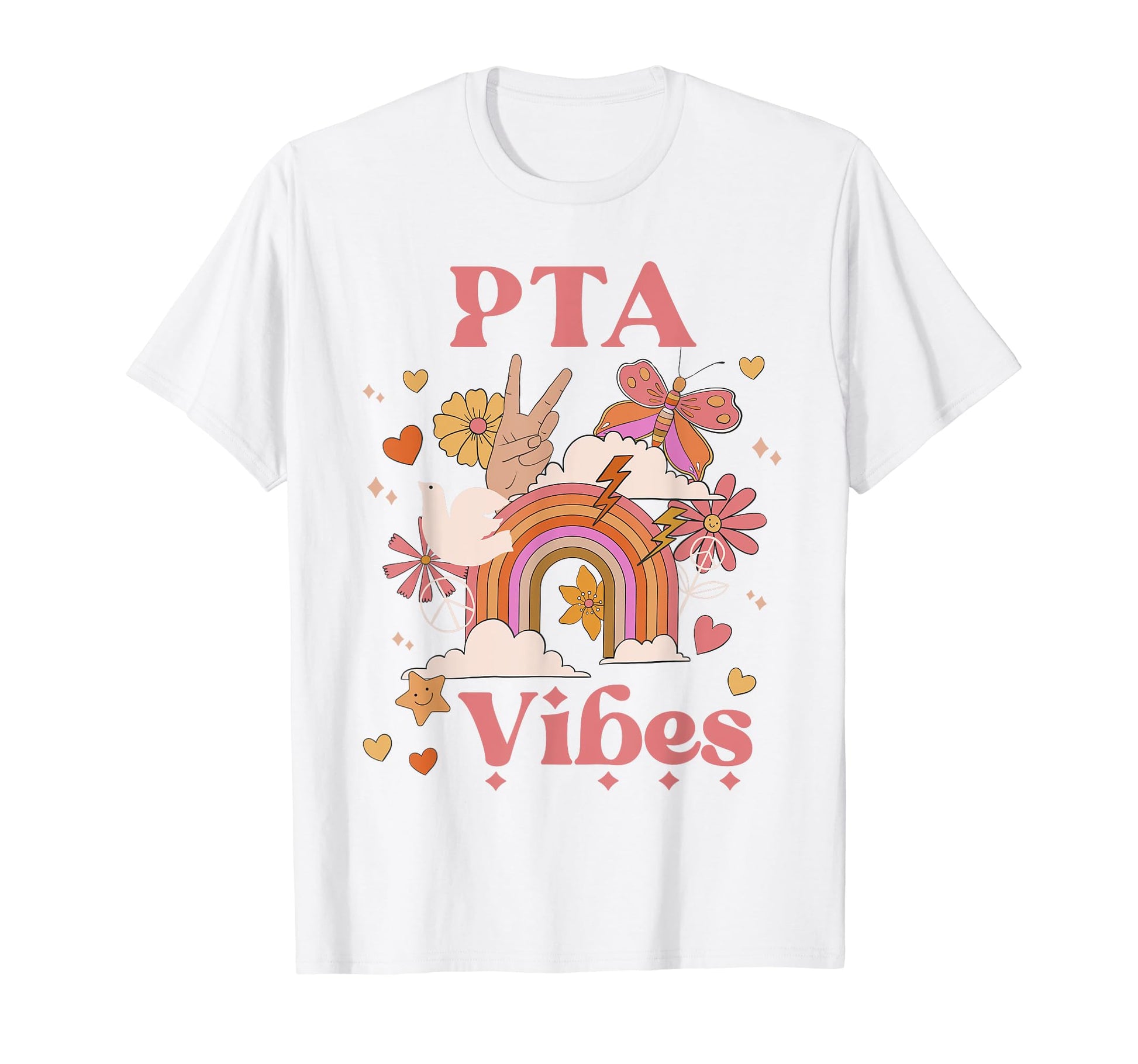 Pta Vibes Parent Teacher Group Back To T-Shirt - Novelty Apparel Men Women - T-Shirt, Sweatshirt, Hoodie