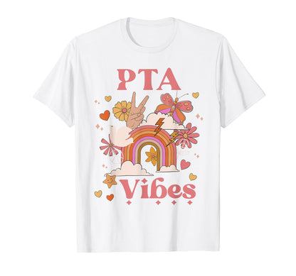 Pta Vibes Parent Teacher Group Back To T-Shirt - Novelty Apparel Men Women - T-Shirt, Sweatshirt, Hoodie