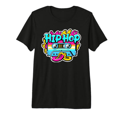 Old School Hip Hop Cassette Tape Tri T-Shirt - Casual Everyday Wear Unisex - T-Shirt, Sweatshirt, Hoodie