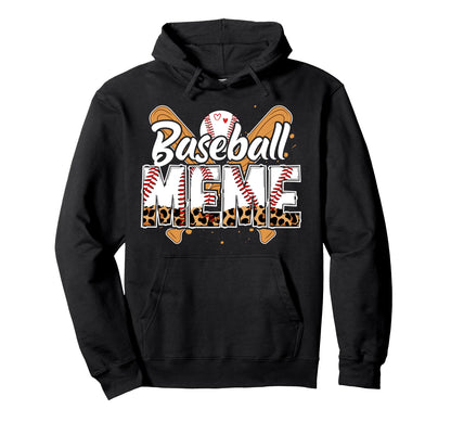 Baseball Meme Leopard Meme Baseball Hoodie - Novelty Apparel for Adults - T-Shirt, Sweatshirt, Hoodie