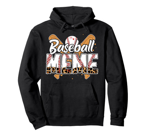 Baseball Meme Leopard Meme Baseball Hoodie - Novelty Apparel for Adults - T-Shirt, Sweatshirt, Hoodie