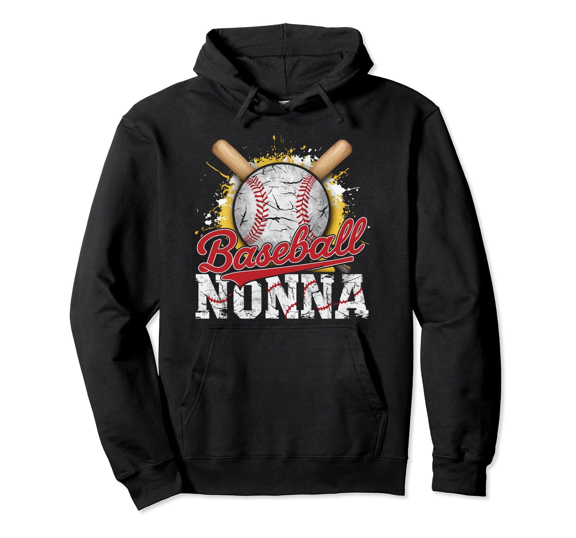 Baseball Grandma Grandmother Granny Hoodie - Novelty Apparel Men Women - T-Shirt, Sweatshirt, Hoodie