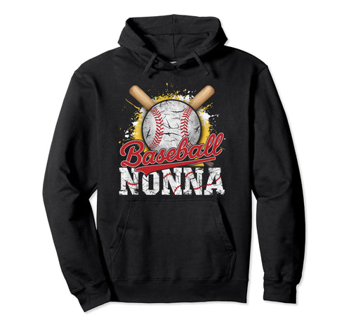 Baseball Grandma Grandmother Granny Hoodie - Novelty Apparel Men Women - T-Shirt, Sweatshirt, Hoodie