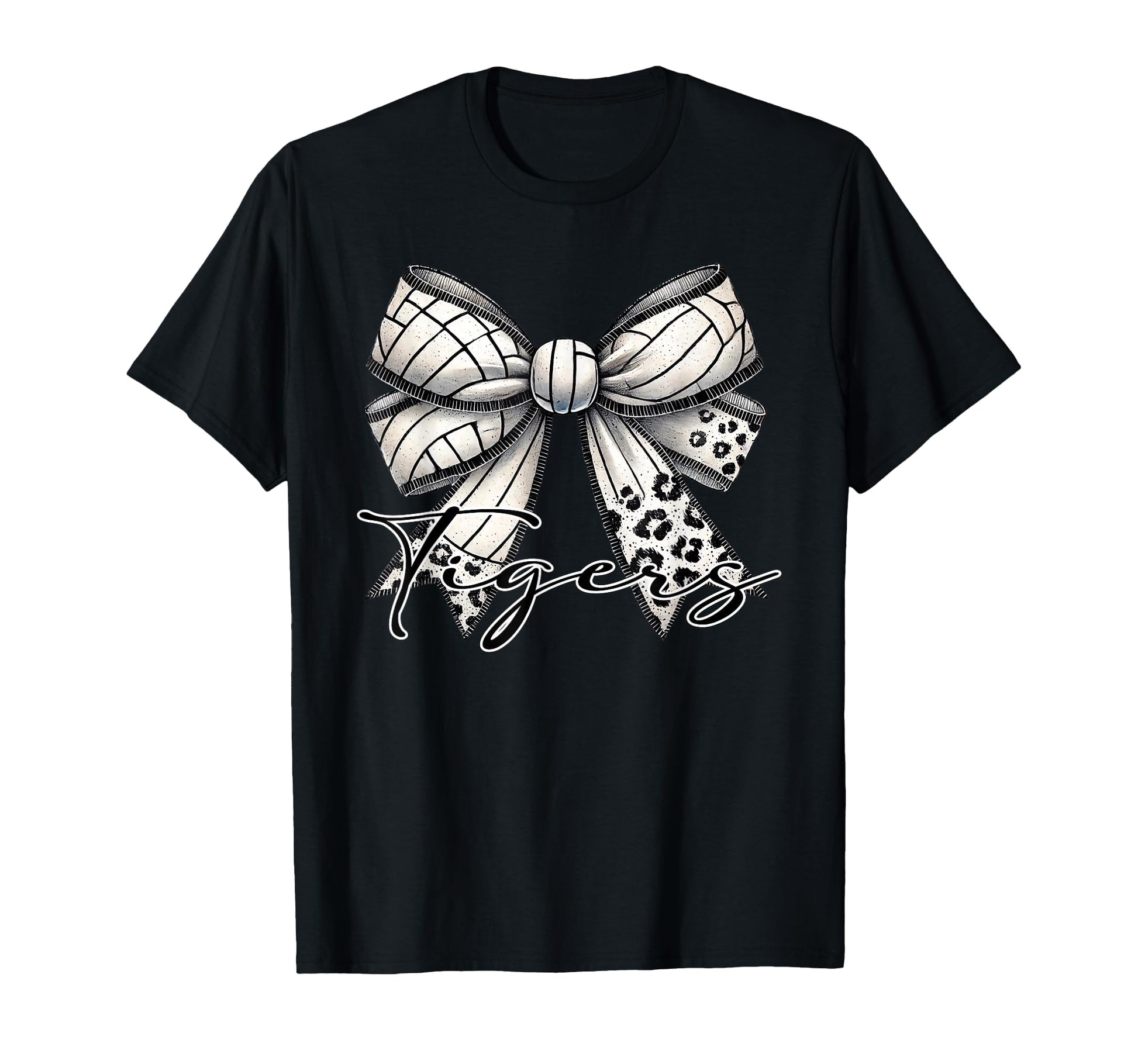 Tigers Volleyball Mom School Spirit T-Shirt - Novelty Apparel Men Women - T-Shirt, Sweatshirt, Hoodie