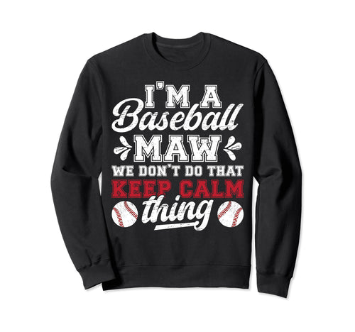 Im Baseball Maw Grandma Maw Sweatshirt - Aesthetic Graphic for Adults - T-Shirt, Sweatshirt, Hoodie