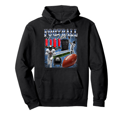 Football Dad Bootleg 90S Coach Player Hoodie - Streetwear Style Men Women - T-Shirt, Sweatshirt, Hoodie