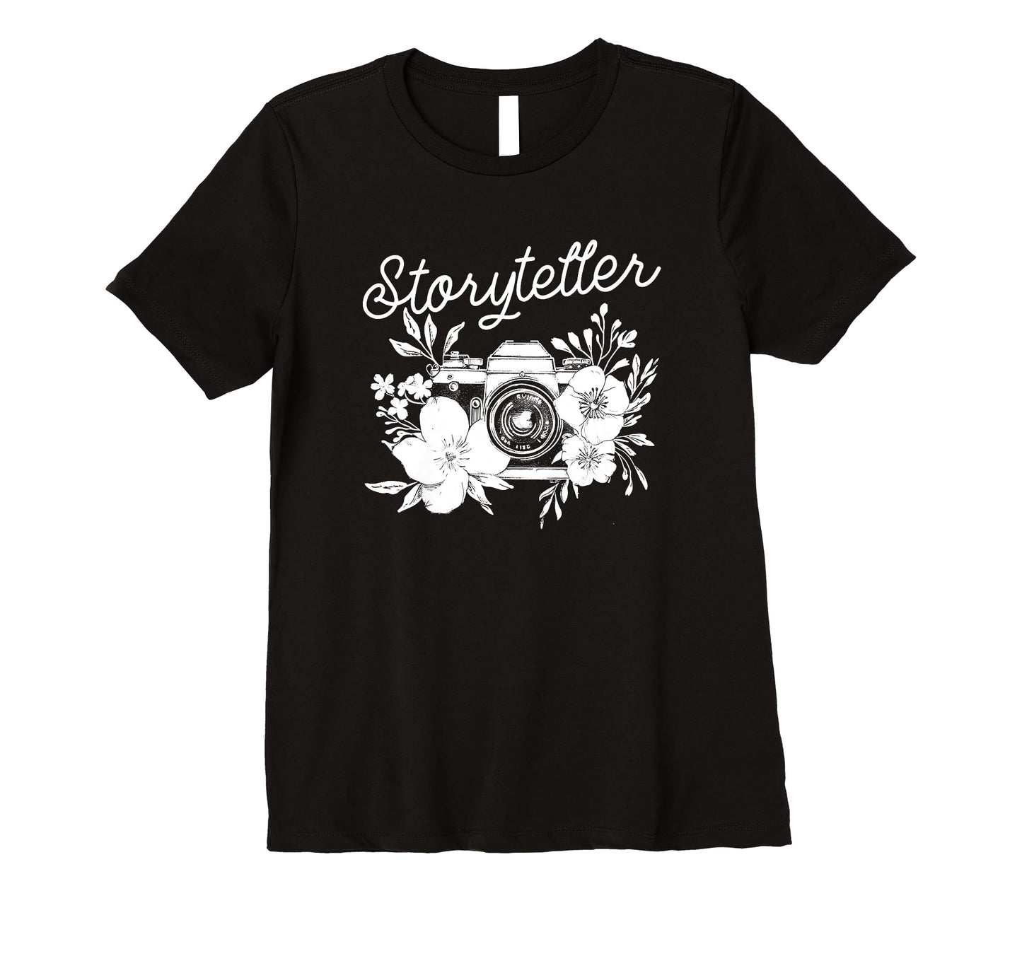 Womens Photographer Storyteller T-Shirt - Minimalist Print Men Women - T-Shirt, Sweatshirt, Hoodie