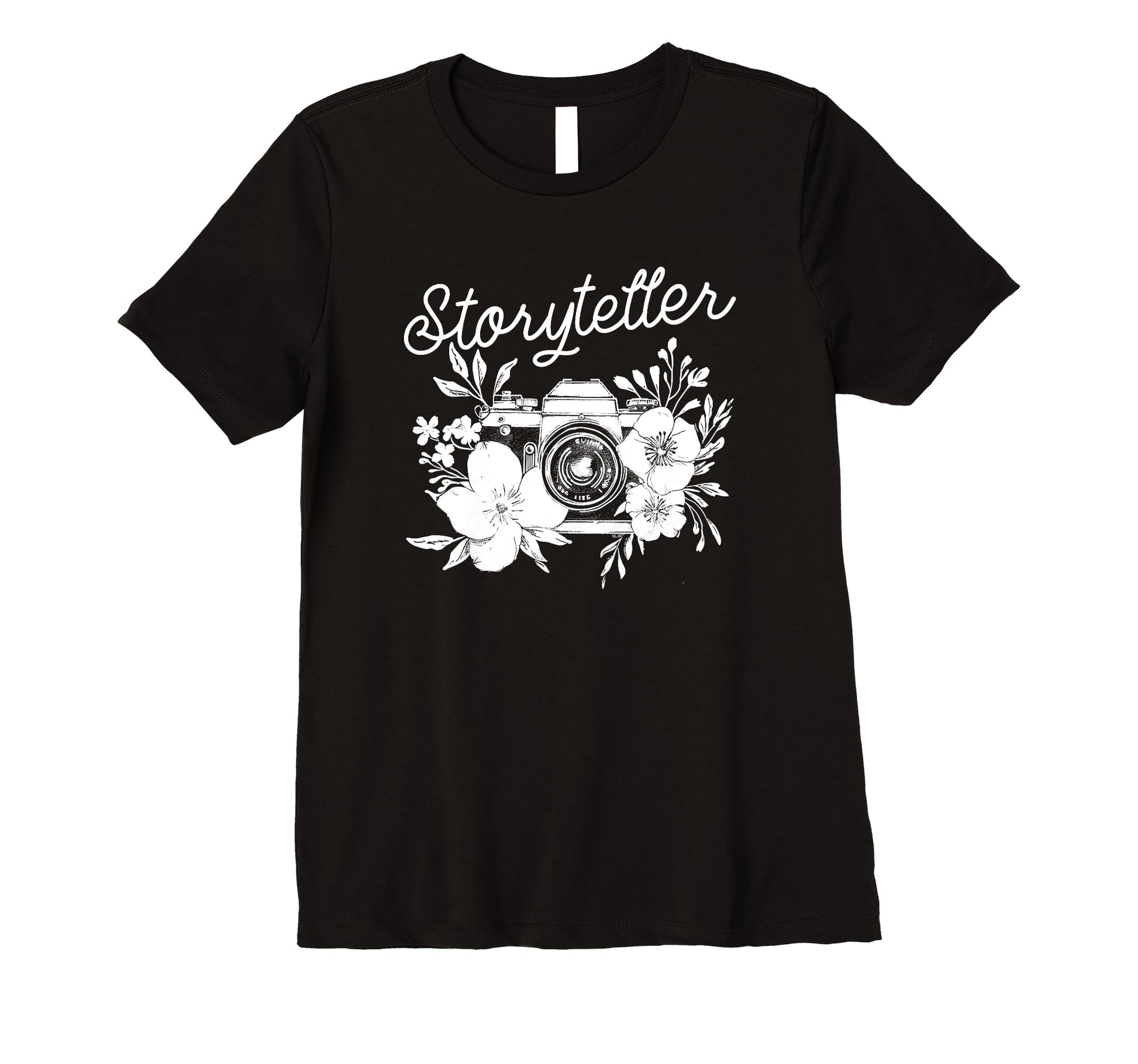 Womens Photographer Storyteller T-Shirt - Minimalist Print Men Women - T-Shirt, Sweatshirt, Hoodie