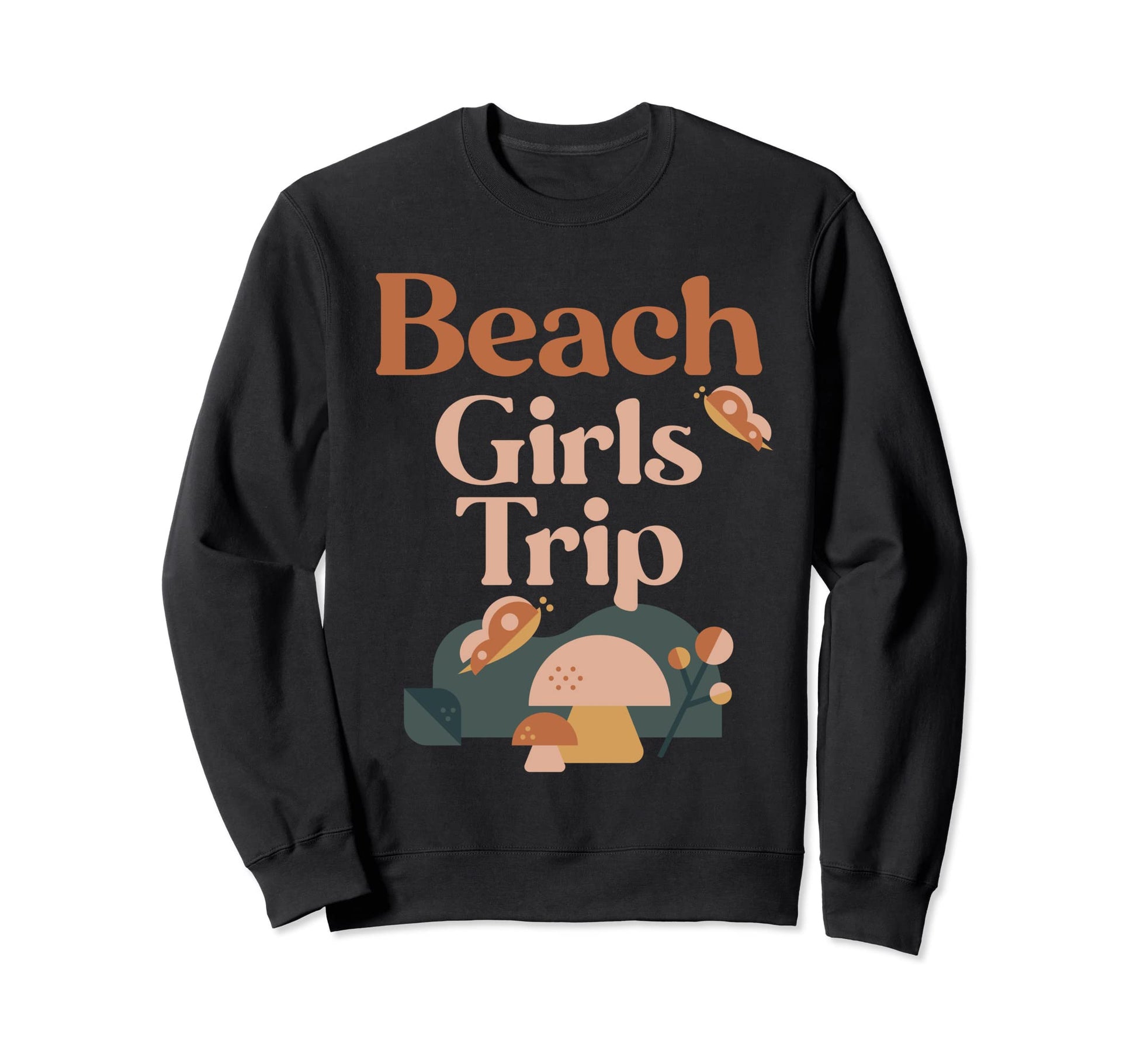 Beach Trip Matching Group Groovy Sweatshirt - Fun Novelty Design Unisex - T-Shirt, Sweatshirt, Hoodie
