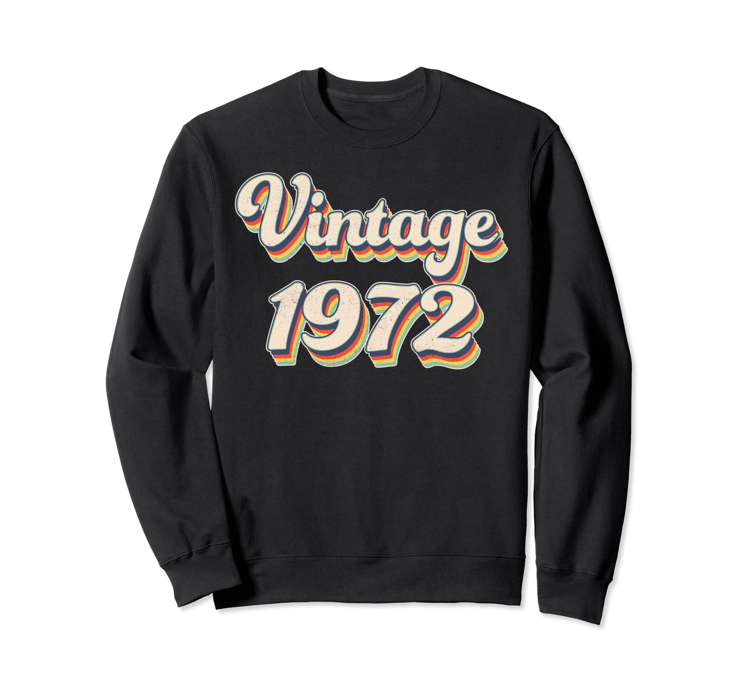 70S Groovy Rainbow 1972 T Shirts Sweatshirt - Aesthetic Graphic Men Women - T-Shirt, Sweatshirt, Hoodie