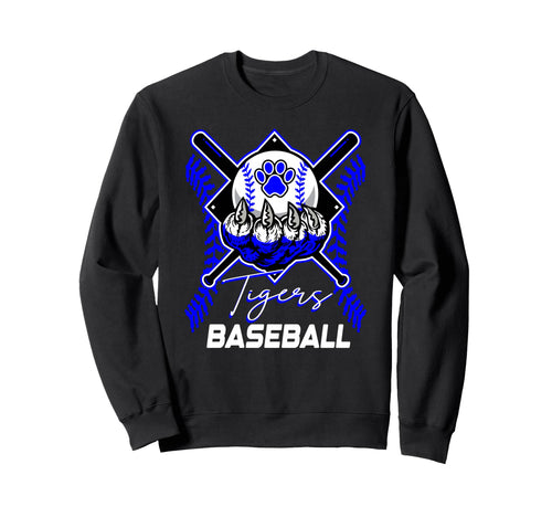 Tigers Baseball Mom Game Day Holding Sweatshirt - Graphic Print for Adults - T-Shirt, Sweatshirt, Hoodie
