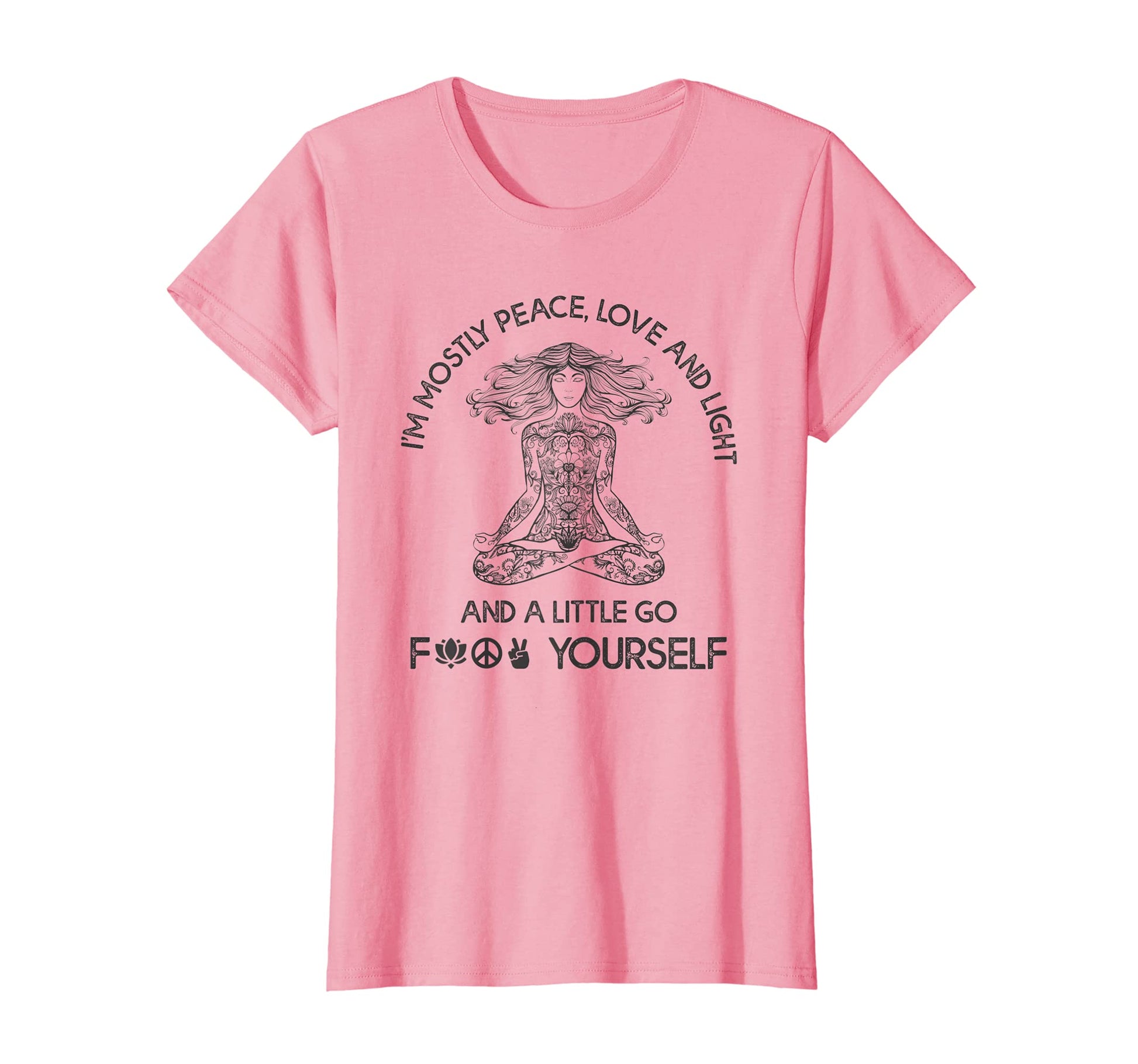 Im Mostly Peace Love And Light T-Shirt - Aesthetic Graphic Men Women - T-Shirt, Sweatshirt, Hoodie