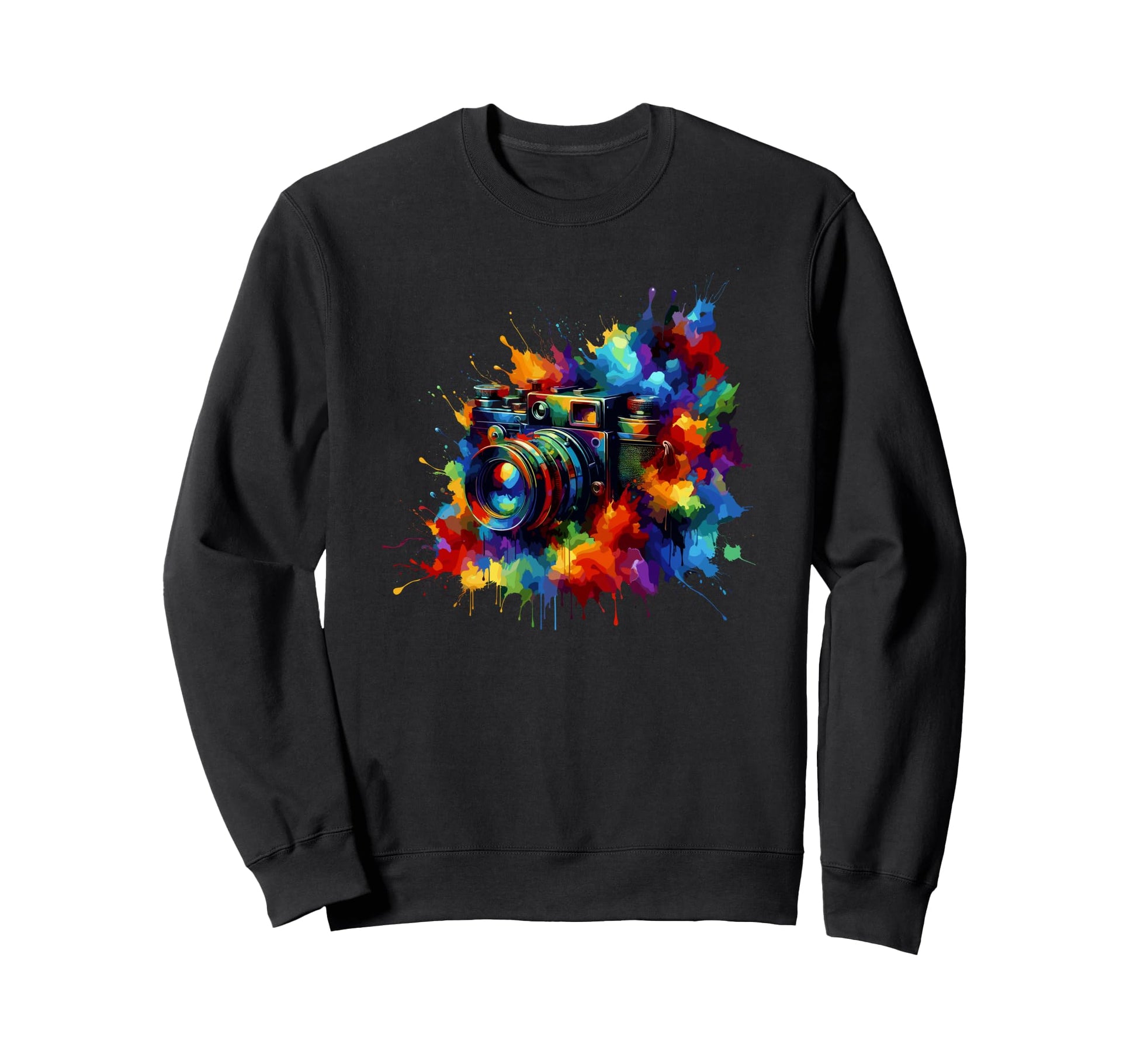 Camera Photographer Photography Sweatshirt - Trendy Graphic Men Women - T-Shirt, Sweatshirt, Hoodie