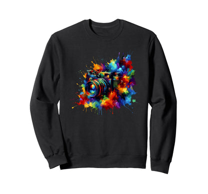 Camera Photographer Photography Sweatshirt - Trendy Graphic Men Women - T-Shirt, Sweatshirt, Hoodie