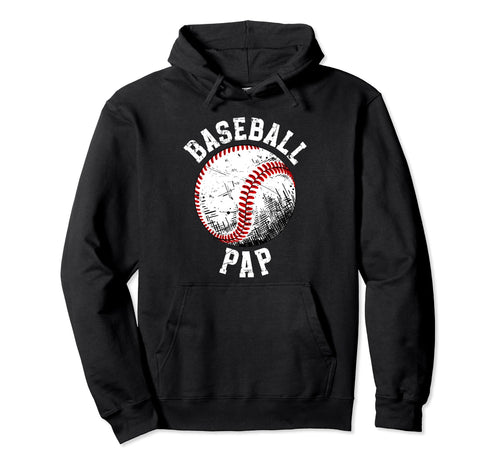 Baseball Pap Grandpa Best Pap Baseball Hoodie - Trendy Graphic for Adults - T-Shirt, Sweatshirt, Hoodie