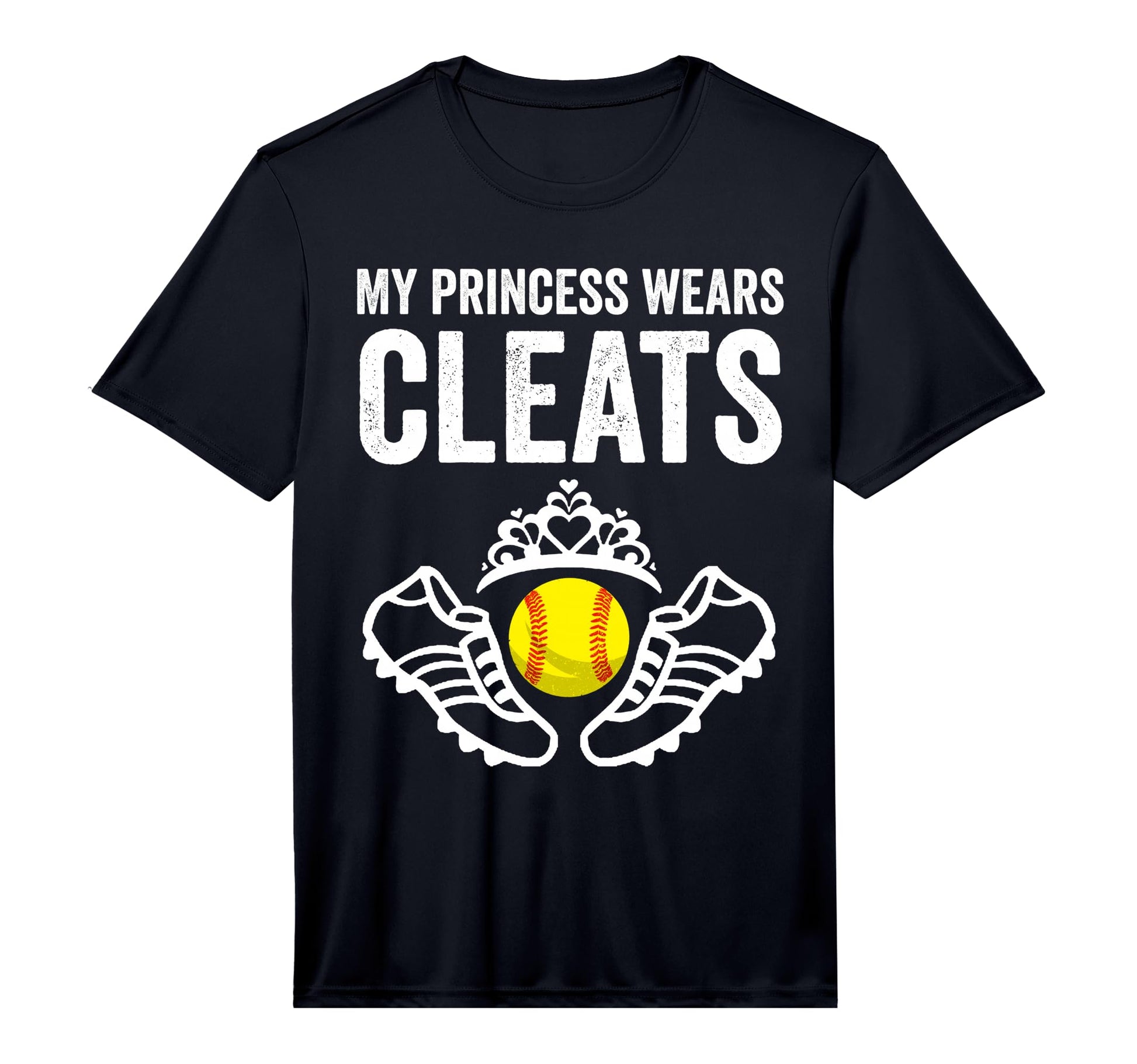 Funny My Princess Wears Cleats Gift T-Shirt - Aesthetic Graphic Men Women - T-Shirt, Sweatshirt, Hoodie