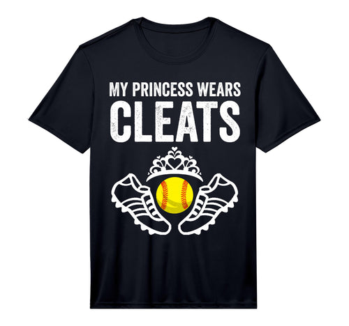 Funny My Princess Wears Cleats Gift T-Shirt - Aesthetic Graphic Men Women - T-Shirt, Sweatshirt, Hoodie