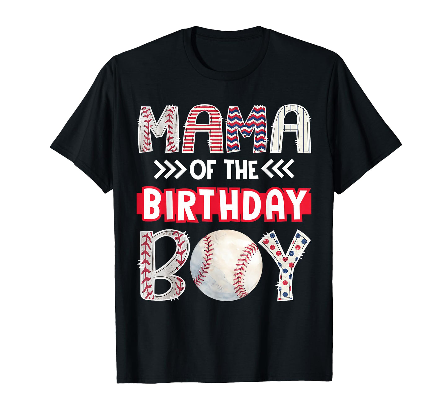 Mama Birthday Baseball Family Squad T-Shirt - Streetwear Style Unisex - T-Shirt, Sweatshirt, Hoodie