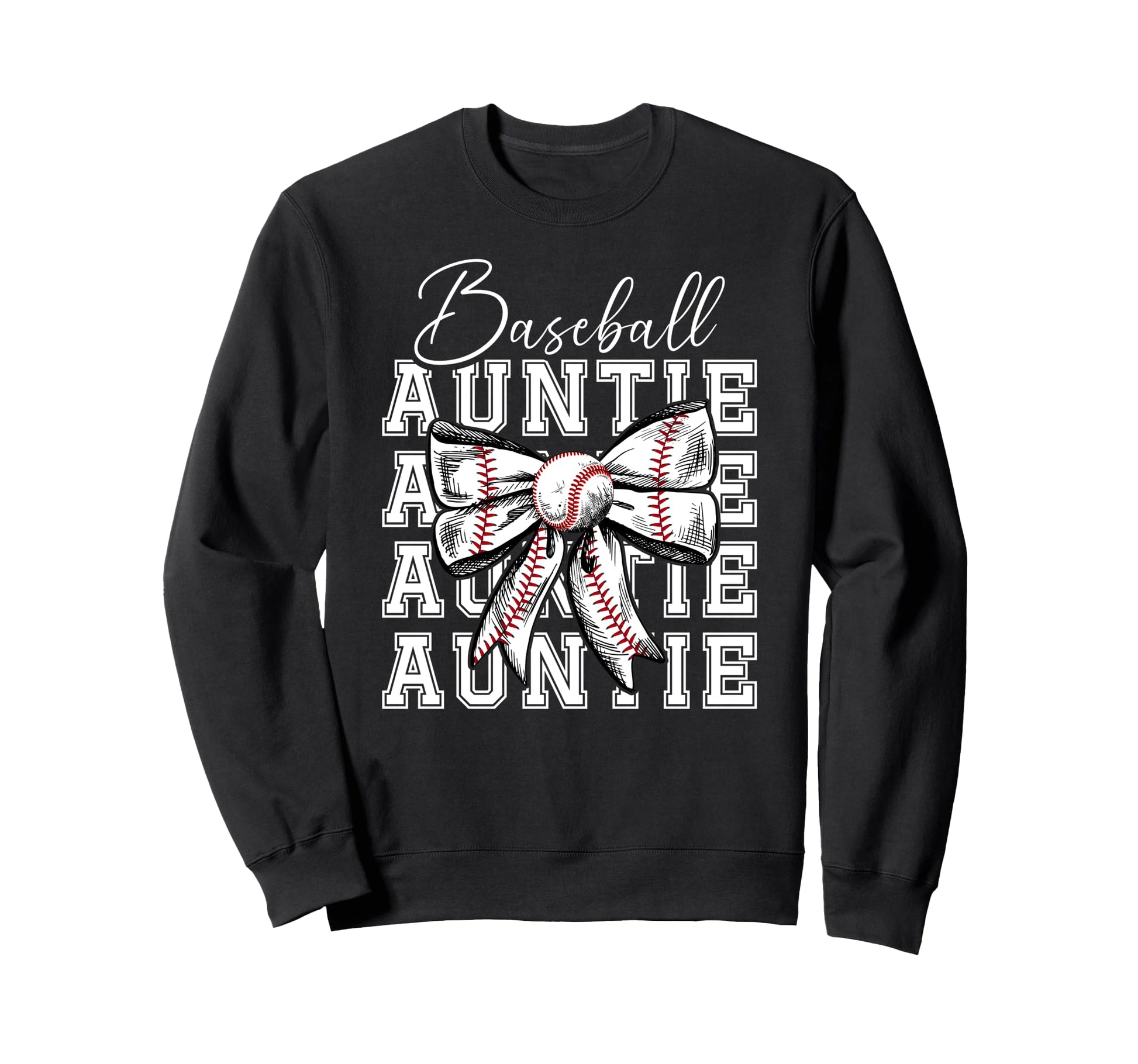 Baseball Auntie Coquette Sweatshirt - Aesthetic Graphic for Adults - T-Shirt, Sweatshirt, Hoodie