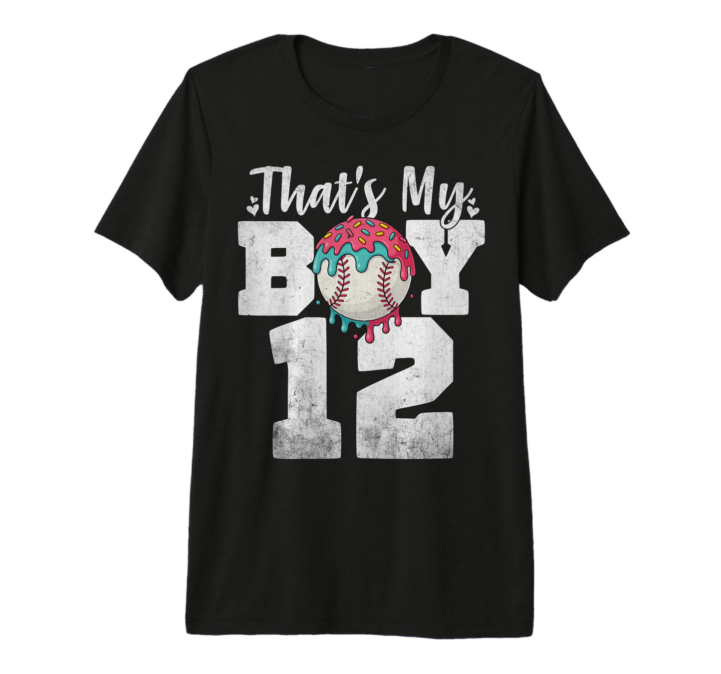 Thats My Baseball 12 Number Mom T-Shirt - Casual Everyday Wear Men Women - T-Shirt, Sweatshirt, Hoodie