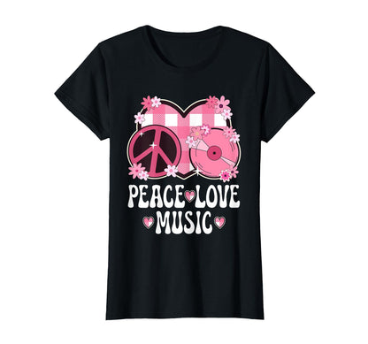 Peace Love Music Lover Outfit Teen T-Shirt - Fun Novelty Design Unisex - T-Shirt, Sweatshirt, Hoodie