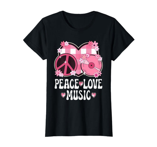 Peace Love Music Lover Outfit Teen T-Shirt - Fun Novelty Design Unisex - T-Shirt, Sweatshirt, Hoodie