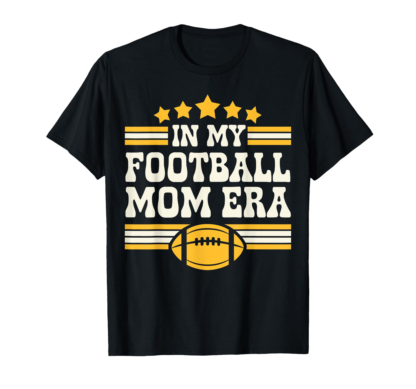 My Football Mom Era Groovy Football T-Shirt - Streetwear Style Men Women - T-Shirt, Sweatshirt, Hoodie