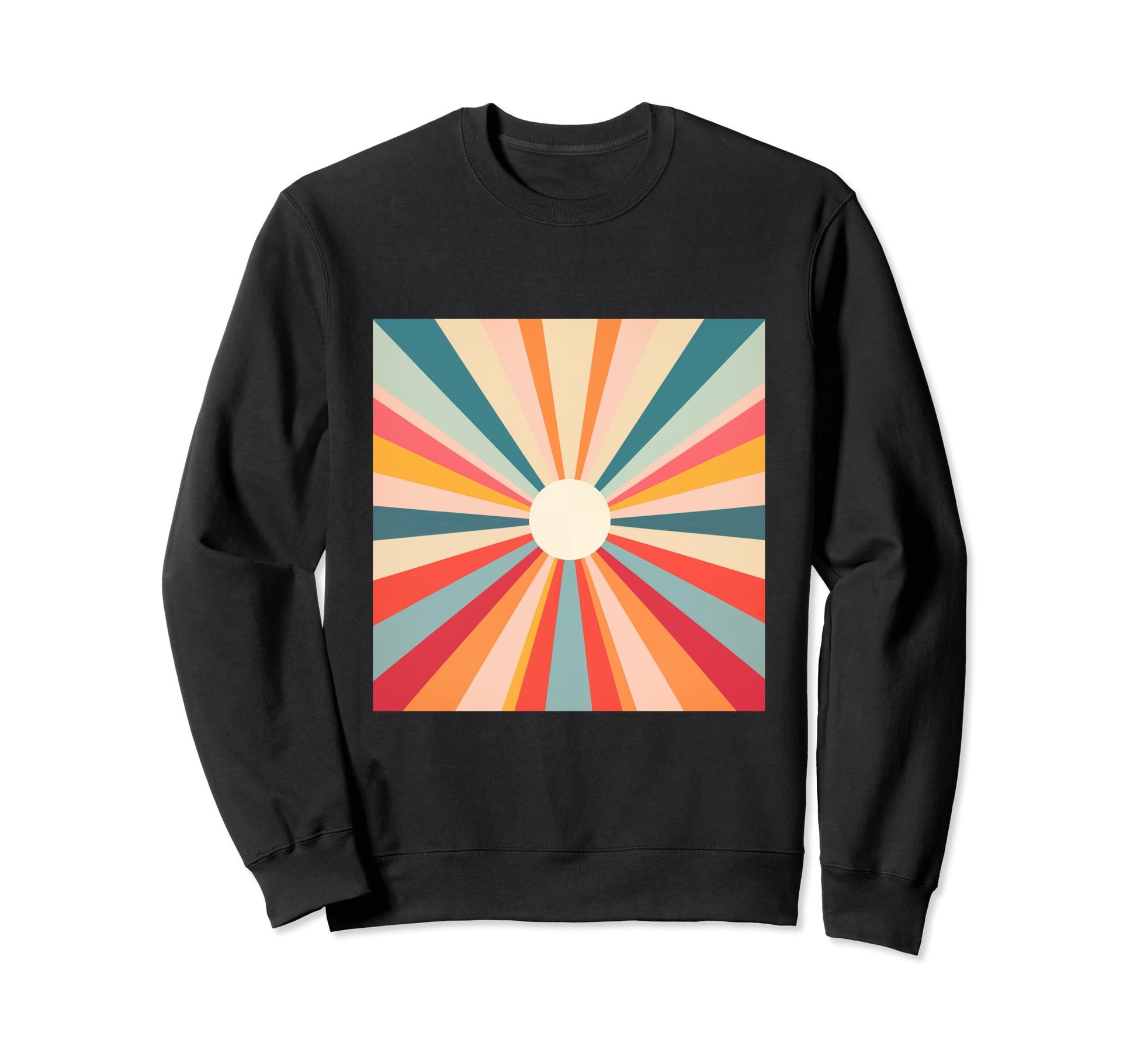 1970S Boho Sun Summer Beach Fun Sweatshirt - Unique Graphic for Adults - T-Shirt, Sweatshirt, Hoodie