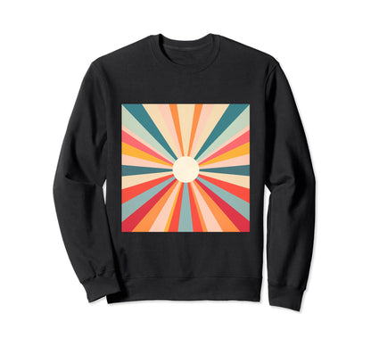 1970S Boho Sun Summer Beach Fun Sweatshirt - Unique Graphic for Adults - T-Shirt, Sweatshirt, Hoodie