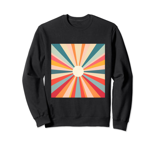 1970S Boho Sun Summer Beach Fun Sweatshirt - Unique Graphic for Adults - T-Shirt, Sweatshirt, Hoodie