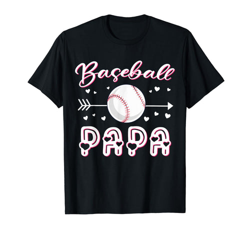 Baseball Papa Baseball Sport Lover T-Shirt - Casual Everyday Wear Unisex - T-Shirt, Sweatshirt, Hoodie