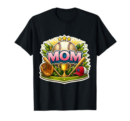 Baseball Mom Son Daughter Player T-Shirt - Novelty Apparel Men Women - T-Shirt, Sweatshirt, Hoodie