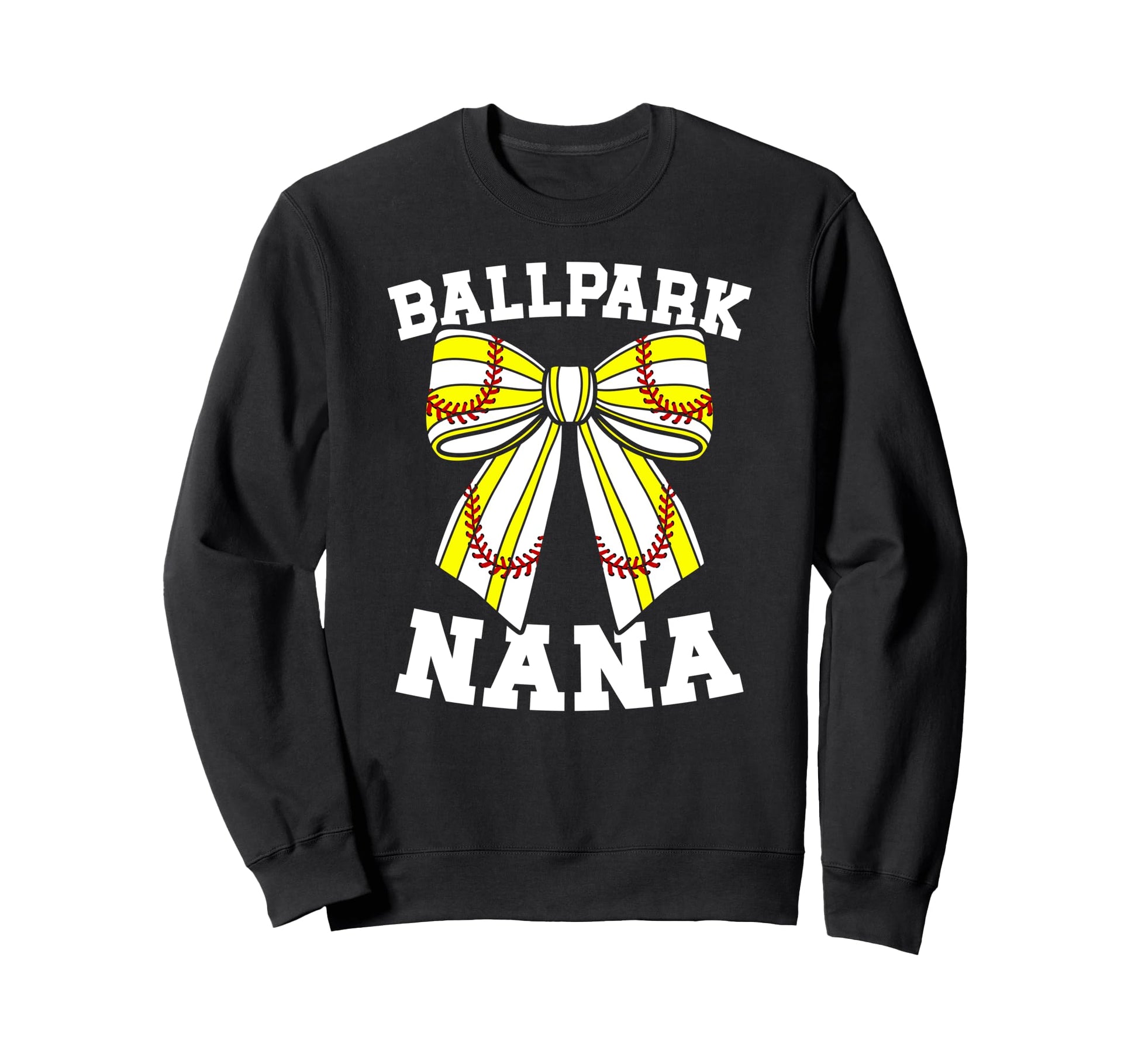 Ballpark Nana Grandma Softball Sweatshirt - Novelty Apparel for Adults - T-Shirt, Sweatshirt, Hoodie
