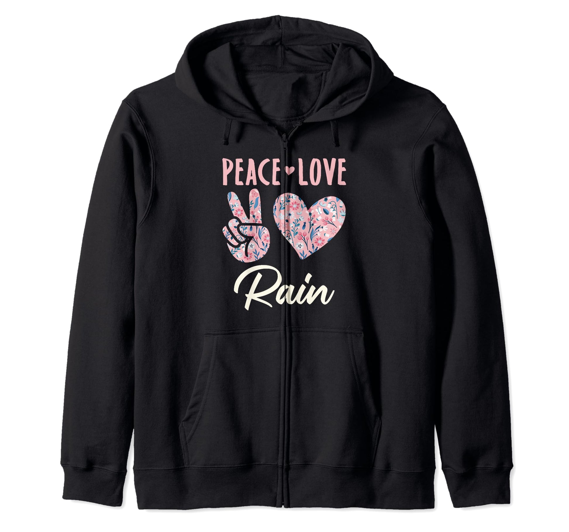 Peace Love Rain Gifts And Sweatshirt - Minimalist Print Unisex - T-Shirt, Sweatshirt, Hoodie
