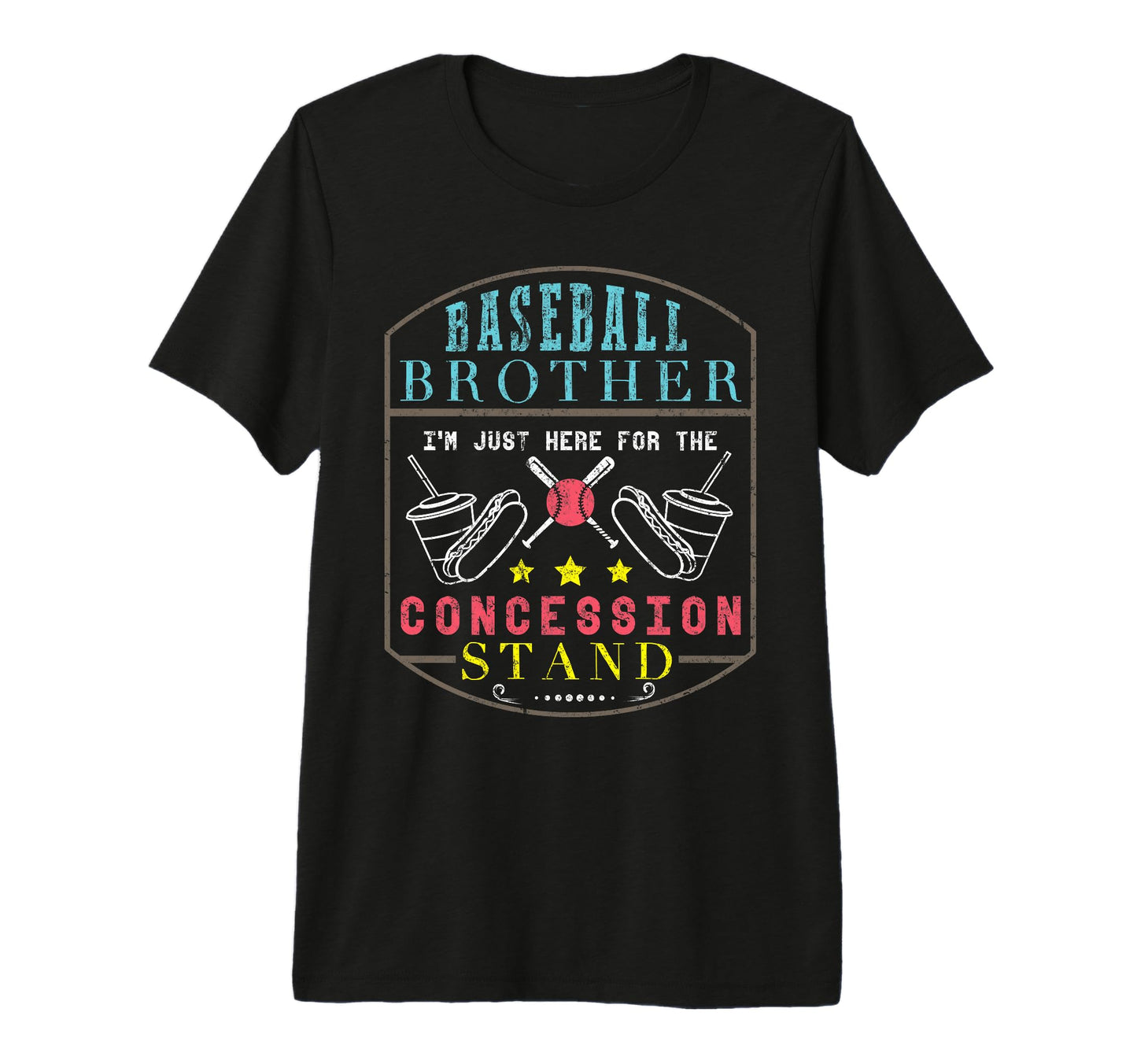Baseball Brother Concession Stand T-Shirt - Streetwear Style for Adults - T-Shirt, Sweatshirt, Hoodie
