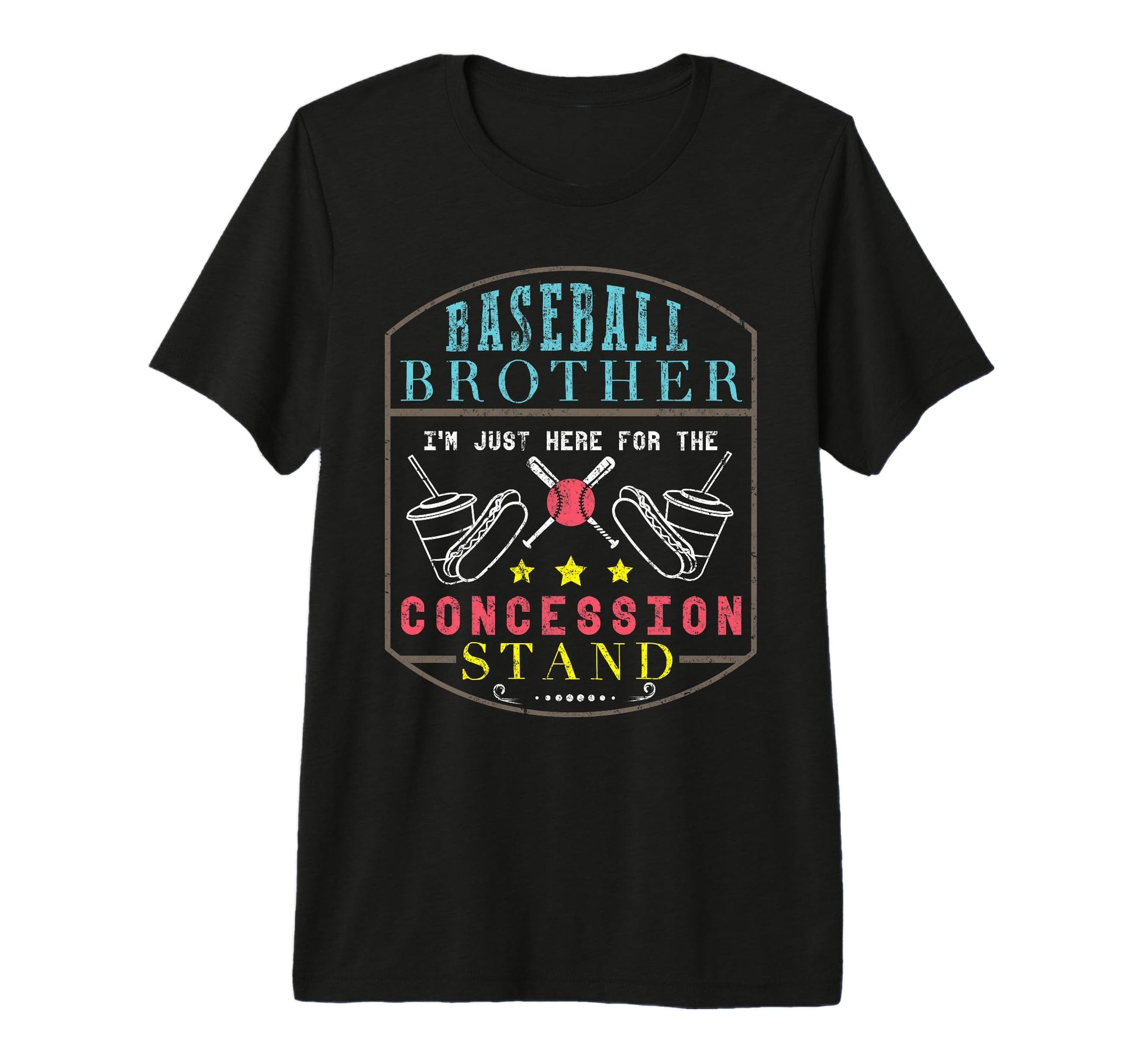 Baseball Brother Concession Stand T-Shirt - Streetwear Style for Adults - T-Shirt, Sweatshirt, Hoodie