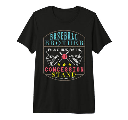 Baseball Brother Concession Stand T-Shirt - Streetwear Style for Adults - T-Shirt, Sweatshirt, Hoodie