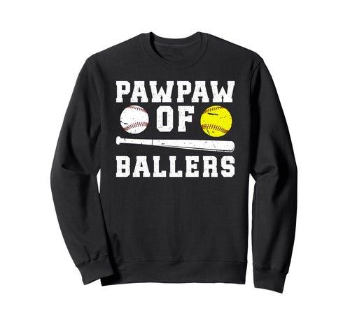 Pawpaw Ballers Proud Baseball Sweatshirt - Aesthetic Graphic for Adults - T-Shirt, Sweatshirt, Hoodie