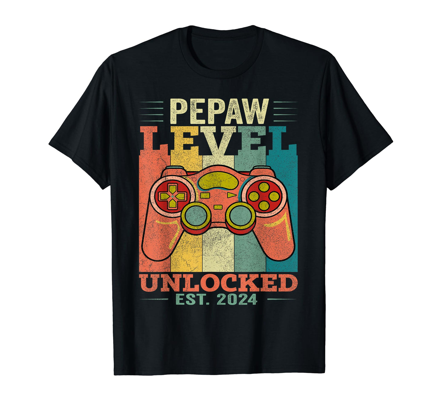 Dad Level Unlocked Gaming Gamer Dad Daddy T-Shirt - Unique Graphic Unisex - T-Shirt, Sweatshirt, Hoodie