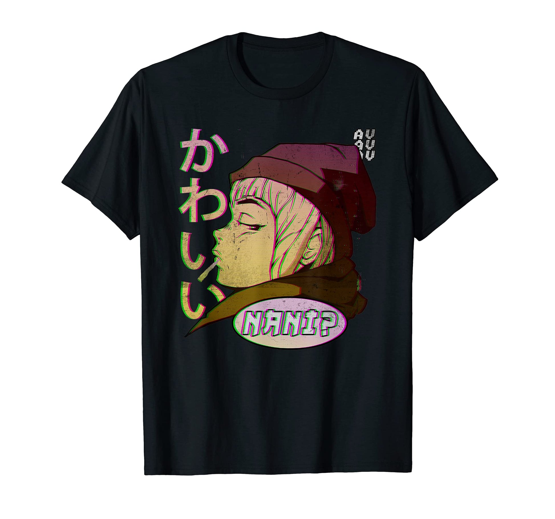 Nani Vaporwave Pastel Anime Aesthetic T-Shirt - Novelty Apparel Unisex - T-Shirt, Sweatshirt, Hoodie