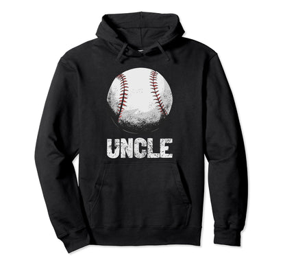 Funny Baseball Uncle Baseball Fans Hoodie - Aesthetic Graphic for Adults - T-Shirt, Sweatshirt, Hoodie