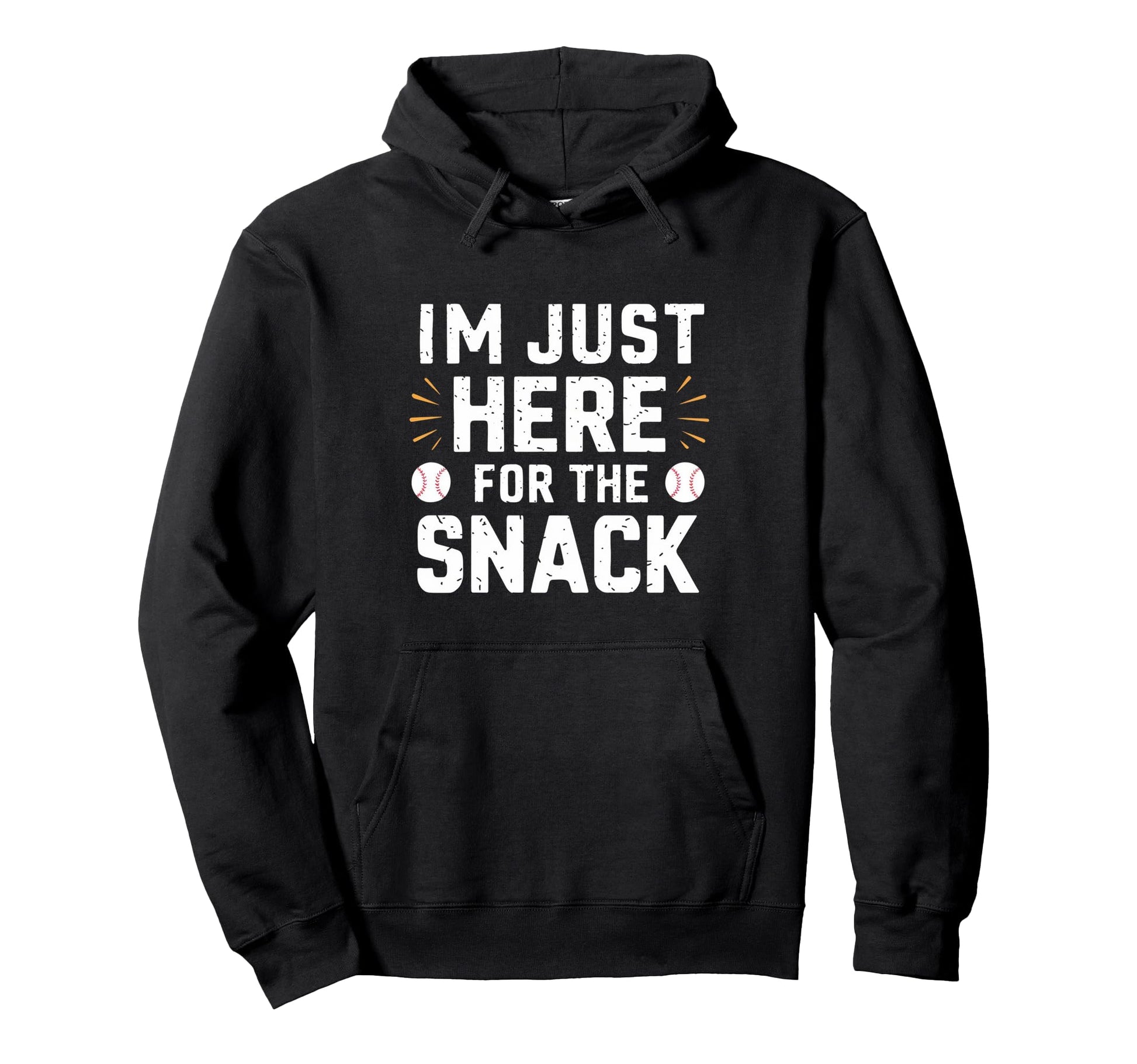 Im Just Here Snack Baseball Brother Hoodie - Aesthetic Graphic for Adults - T-Shirt, Sweatshirt, Hoodie