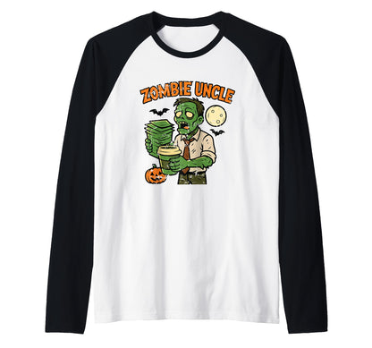 Zombie Uncle Coffee Halloween Office T-Shirt - Custom Art Print Men Women - T-Shirt, Sweatshirt, Hoodie