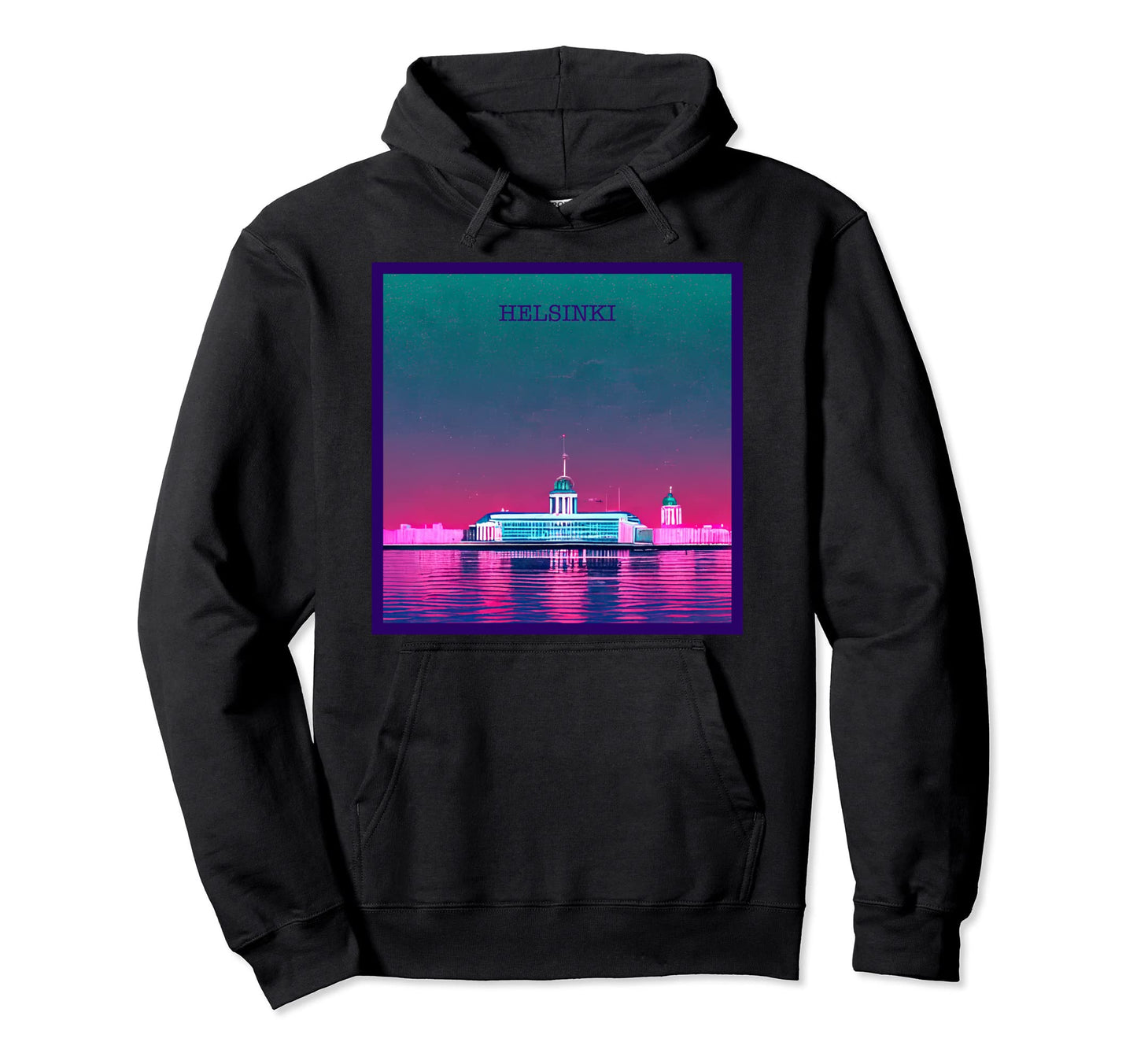 Vaporwave City Hongkong Aesthetic Hoodie - Casual Everyday Wear for Adults - T-Shirt, Sweatshirt, Hoodie