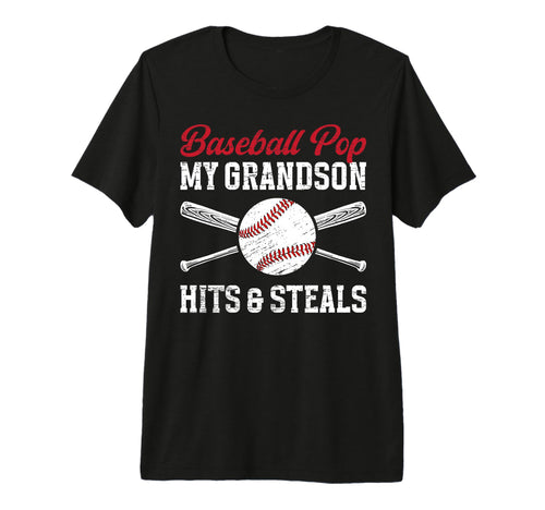 Mens Baseball Pop Funny Grandpa Pop T-Shirt - Graphic Print Men Women - T-Shirt, Sweatshirt, Hoodie