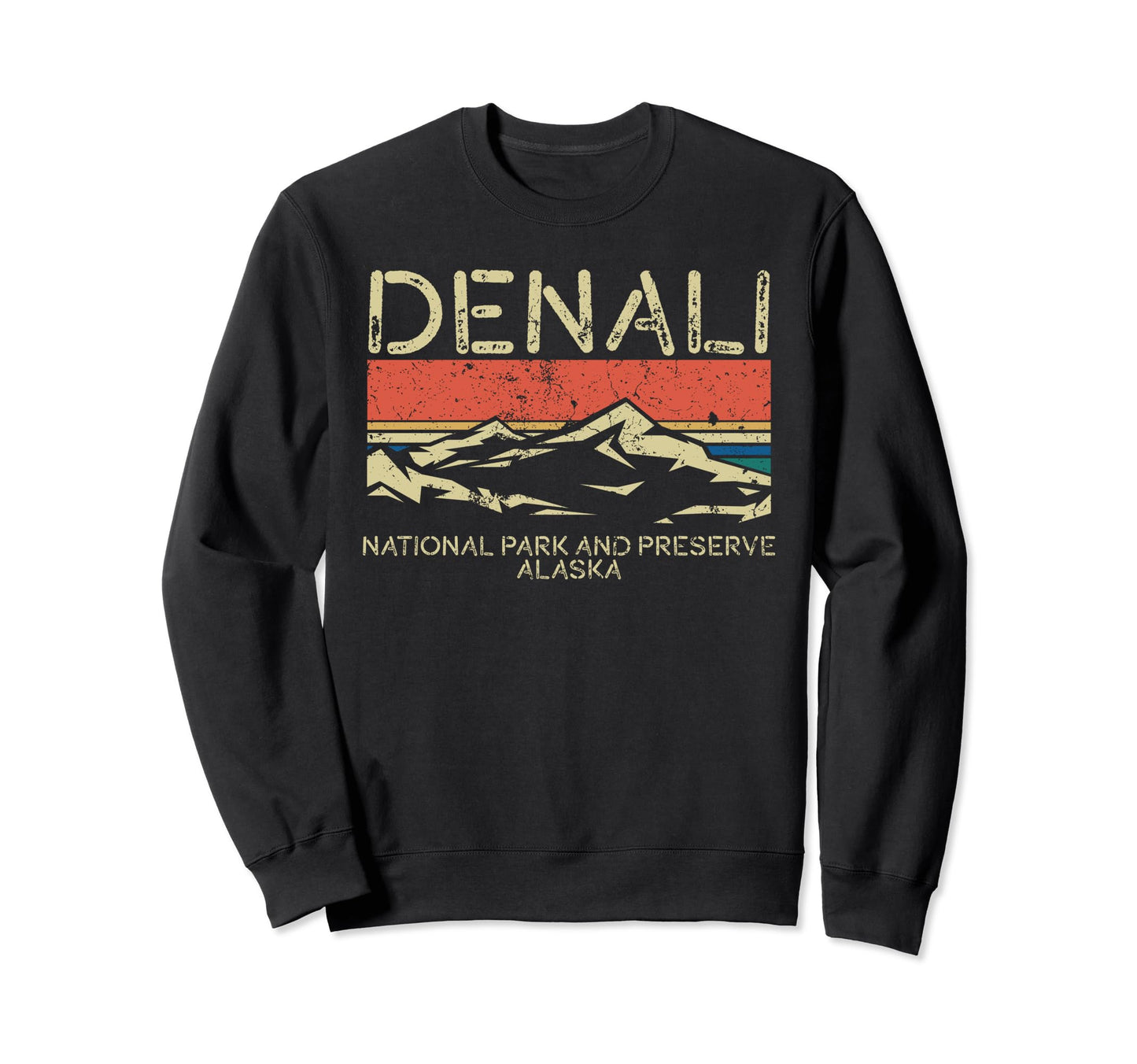 Denali National Park Preserve Sweatshirt - Aesthetic Graphic for Adults - T-Shirt, Sweatshirt, Hoodie