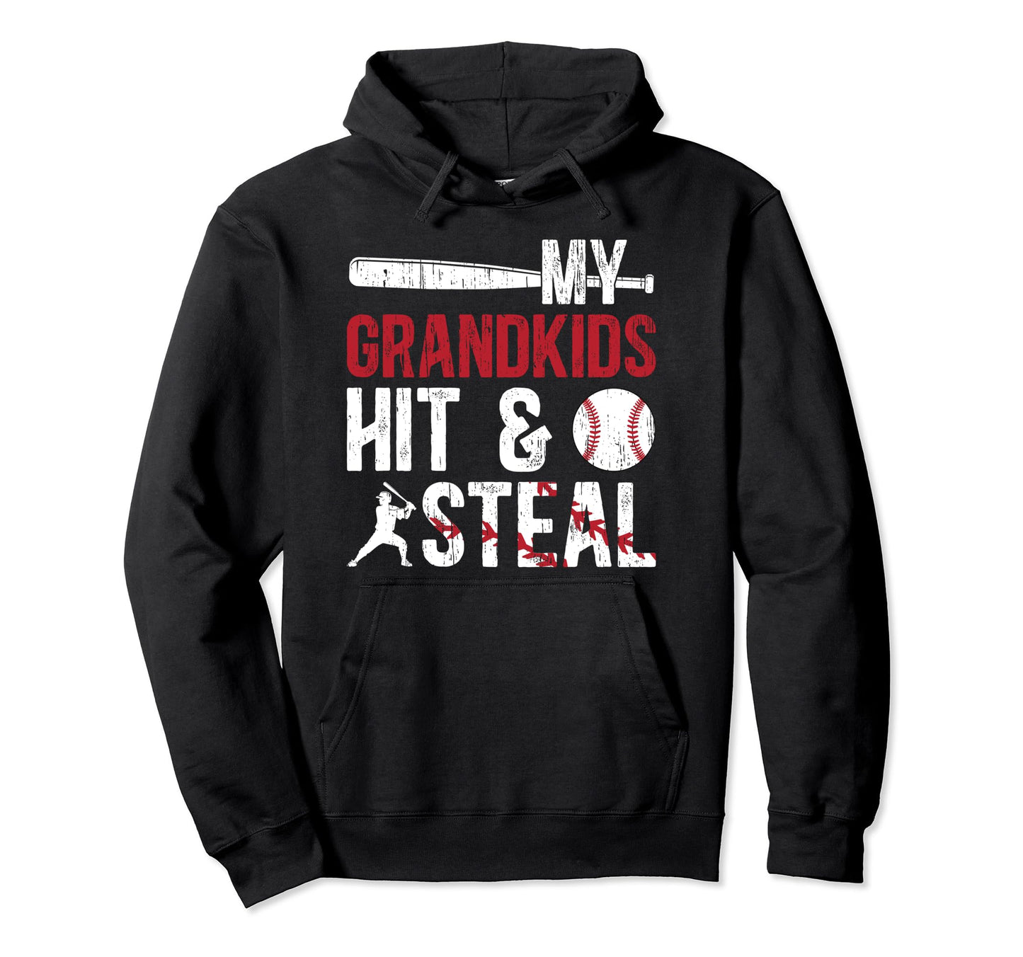 Baseball Grandpa Funny Grandpa Baseball Hoodie - Minimalist Print Unisex - T-Shirt, Sweatshirt, Hoodie