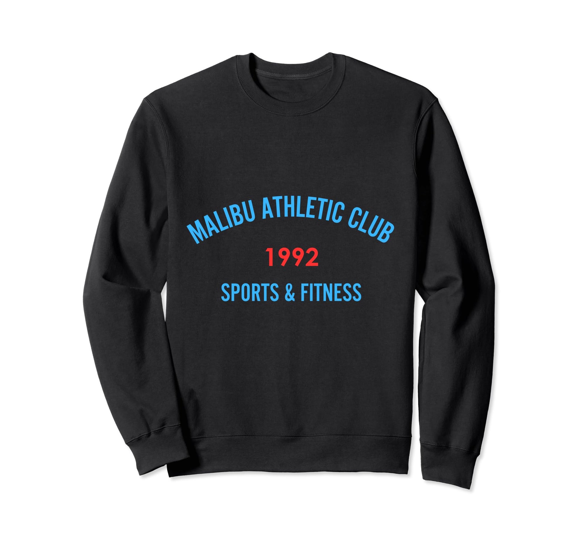 Preppy Malibu Athletic Club Varsity Los Sweatshirt - Trendy Graphic Unisex - T-Shirt, Sweatshirt, Hoodie