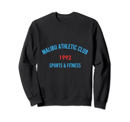 Preppy Malibu Athletic Club Varsity Los Sweatshirt - Trendy Graphic Unisex - T-Shirt, Sweatshirt, Hoodie