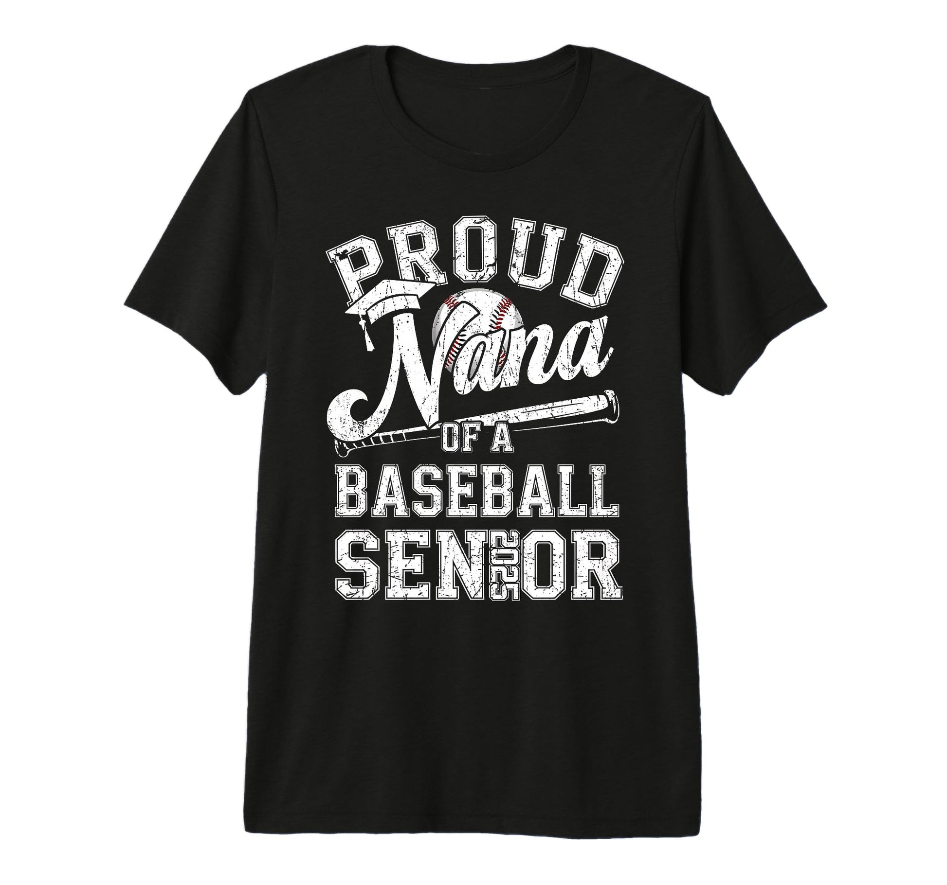 Proud Nana 2025 Senior Baseball T-Shirt - Streetwear Style for Adults - T-Shirt, Sweatshirt, Hoodie